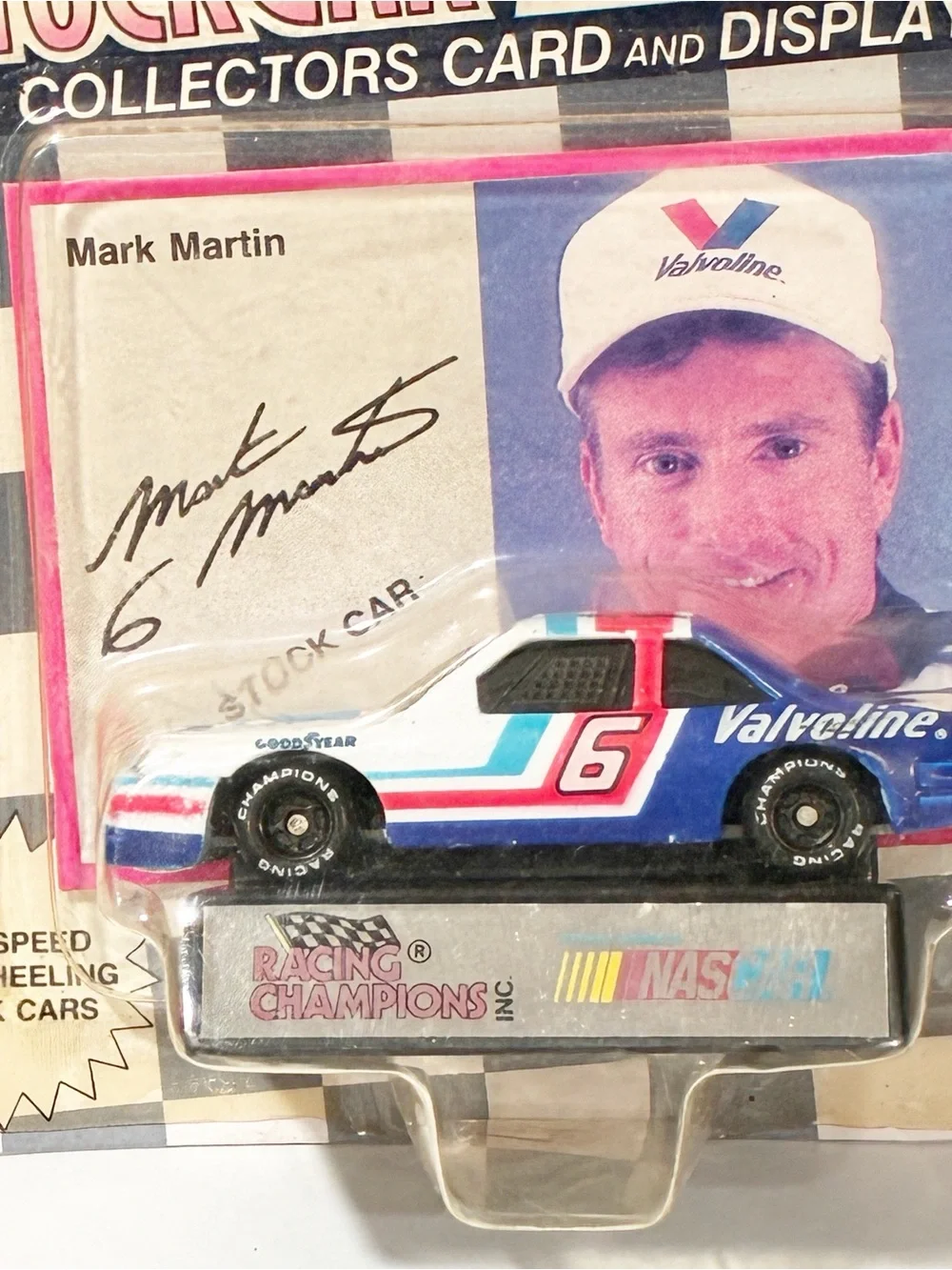 VTG Mark Martin Racing Champions Diecast Collectible Car 1991 Valvoline #6 New